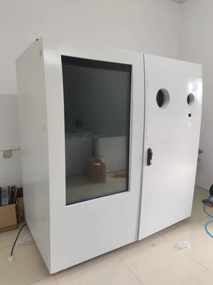 Semi Outdoor Supermarket Reverse Vending Machine Recycle Solution For PET Metal Can Glass