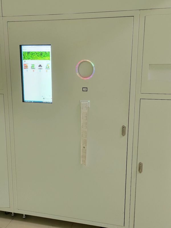Supermarket & Grocery Indoor Glass Reverse Vending Machine Solid Waste Recycling solution Multi-Language Softwares