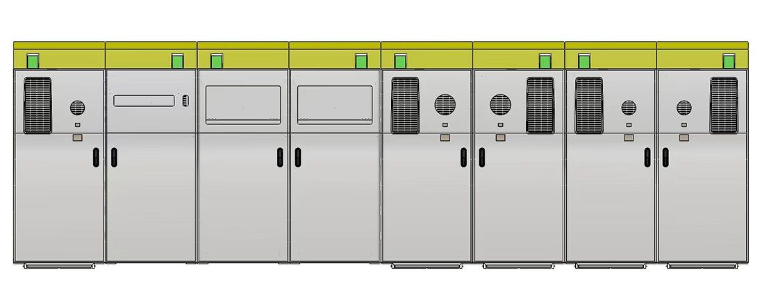 Community AI Waste Recycling Vending Solution 8 In 1 RVM Sort Bottle Can Glass Carton Textiles Smart Electronic