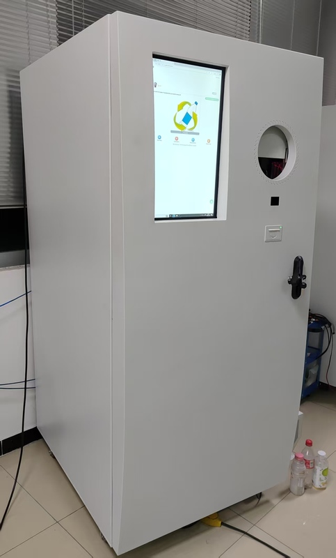 multi-language indoor AI Vision Detection Reverse Vending Machine For glass recycling for resturant